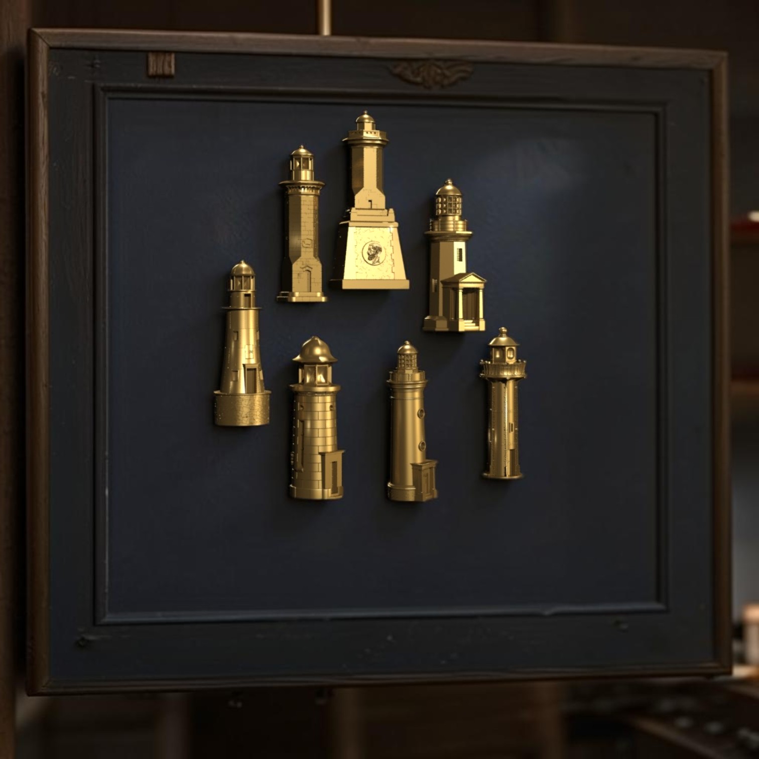 Set magneți 3d - Colecția Faruri Dobrogene